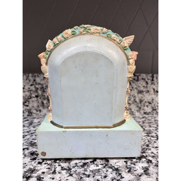 Vtg 1979 Carousel Horse Cherub Angel Music Box “Somewhere in Time” WORKS - Picture 3 of 6